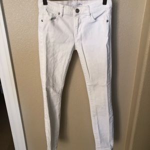 Loft White Skinny Jeans